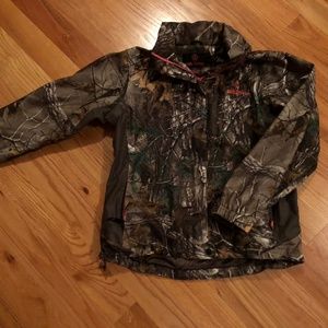 Ladies Camo Game Winner Jacket with Hood